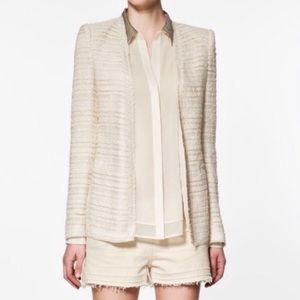 Zara Tweed Blazer XL